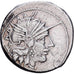 Roman Republic, Porcia, Denarius, 123 BC, Rome, Silver, AU(50-53)