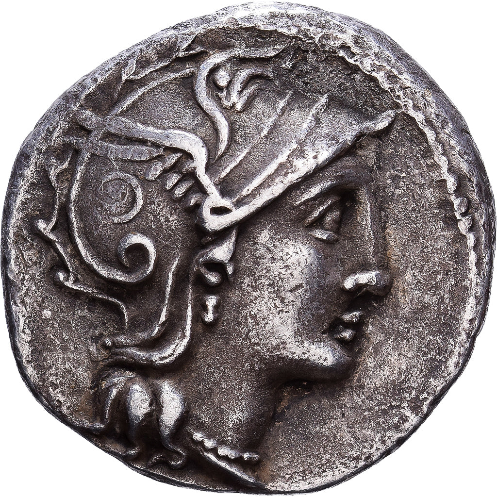 Roman Republic, Denarius, Rome, Silver, AU(55-58)