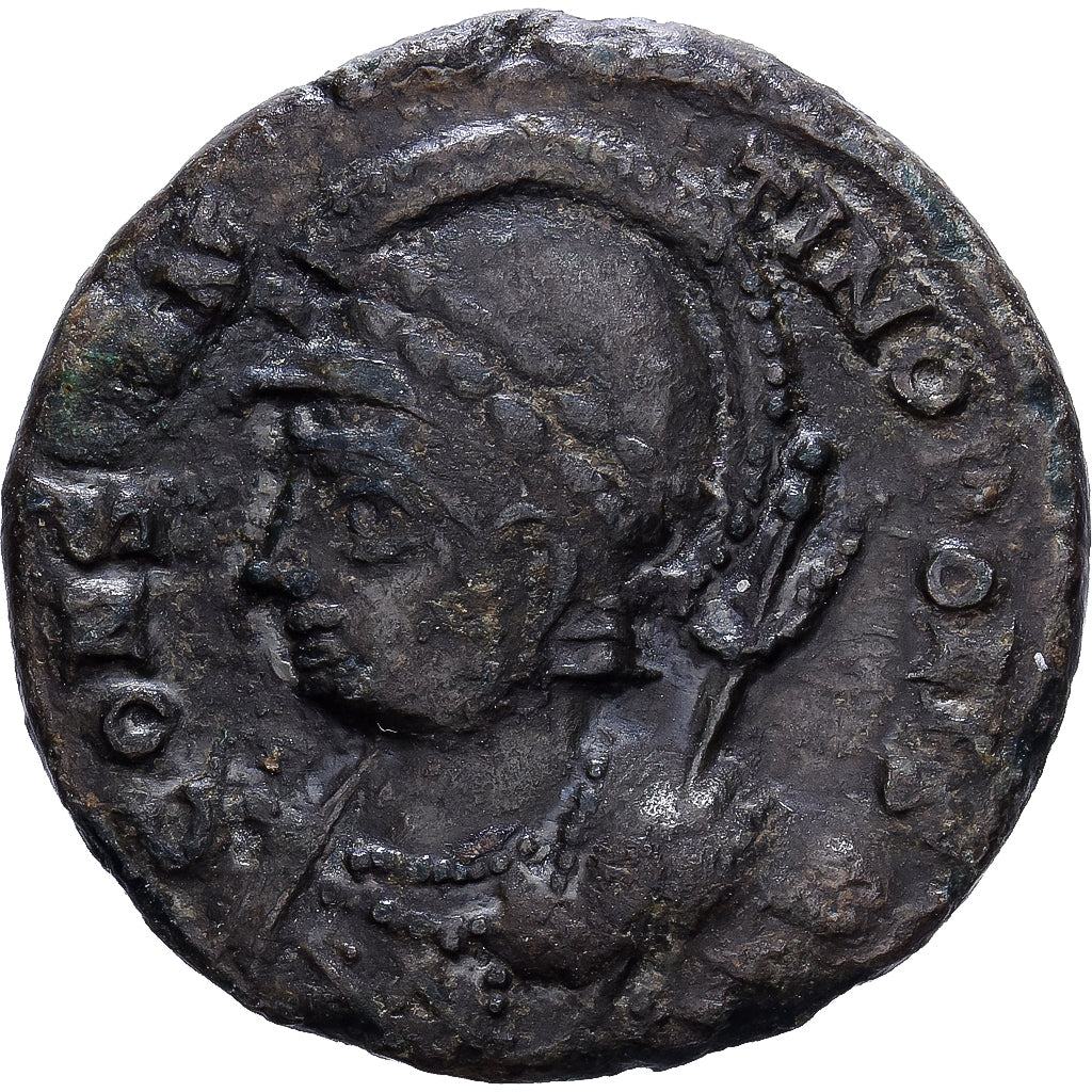 Roman Empire, Constantine I, Ae, 332-333, Treveri, Brązowy, EF(40-45), RIC:548