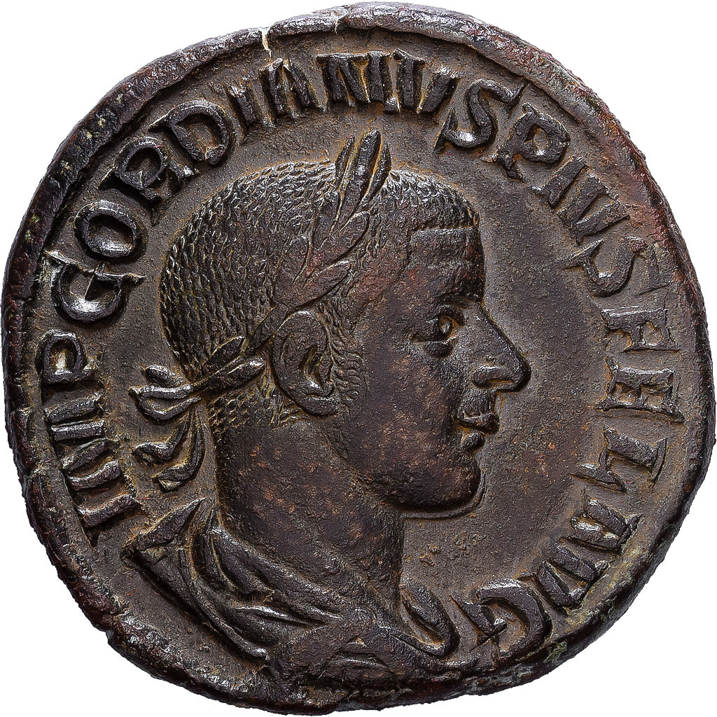 Roman Empire, Gordiaans III, Sestertius, 241-244, Rome, Bronzen, PR+, RIC:307