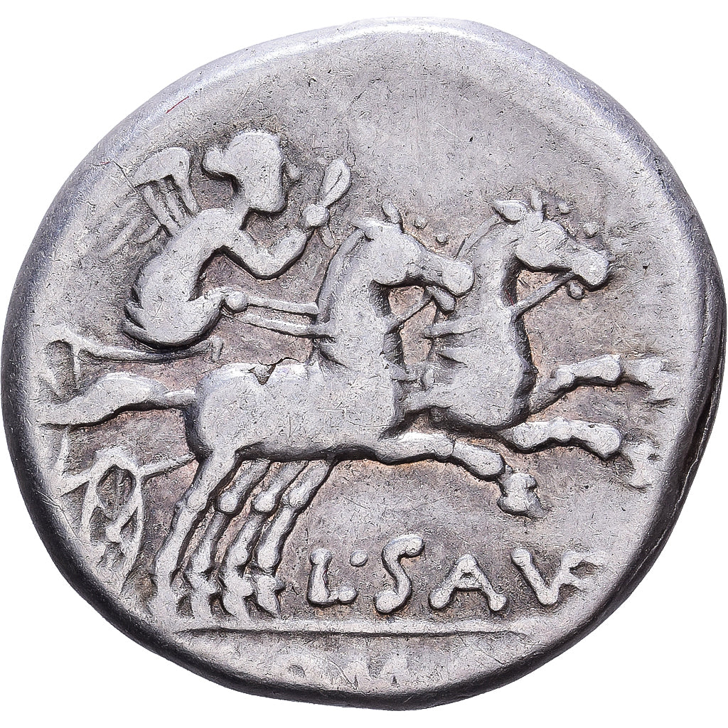 Roman Republic, Saufeia, Denarius, 152 BC, Rome, Plata, MBC, Crawford:204/1