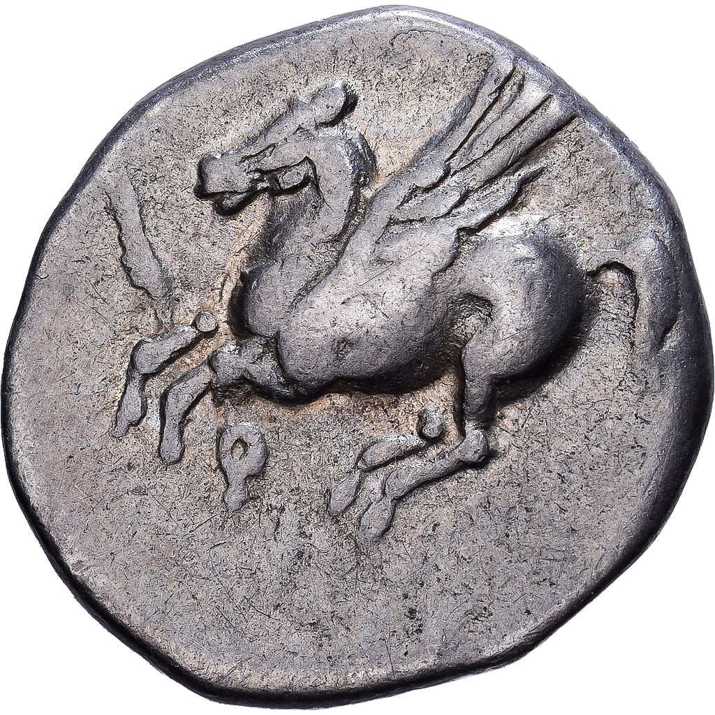 Corinthia, Hemidrachm, 345-307 BC, Corinth, Silver, EF(40-45), BMC:381