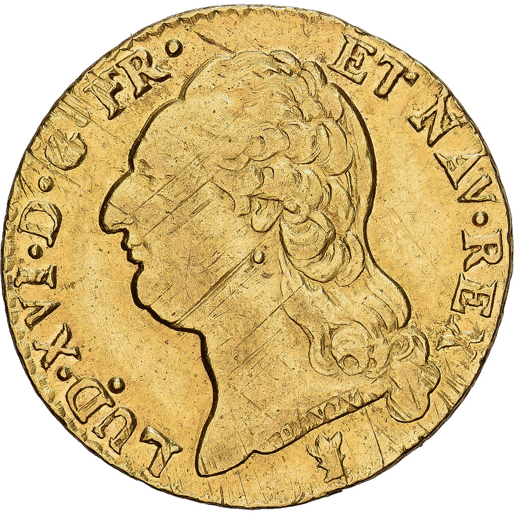 France, Louis XVI, Louis d'Or, 1786, Limoges, Gold, EF(40-45), Gadoury:361