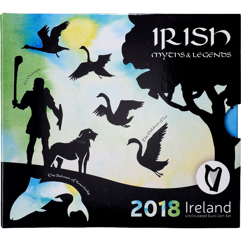 Irlande, Coffret 1c. à 2€, Irish myth and legends, Série BU, 2018, Dublin