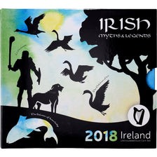 Irlande, Coffret 1c. à 2€, Irish myth and legends, Série BU, 2018, Dublin