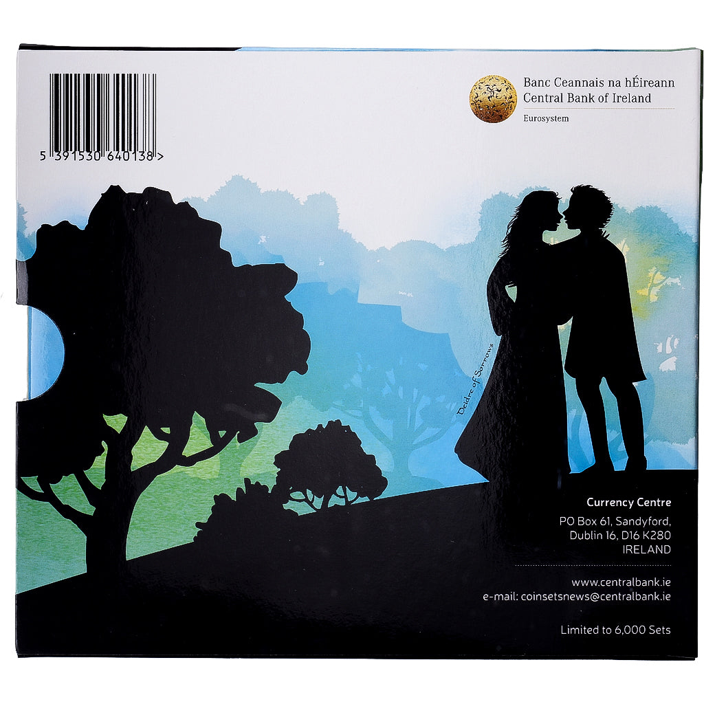 Irlande, Coffret 1c. à 2€, Irish myth and legends, Série BU, 2018, Dublin
