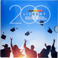 Belgien, Coffret 1c. à 2€, euro set - LIEGENT double jubilé universitaire