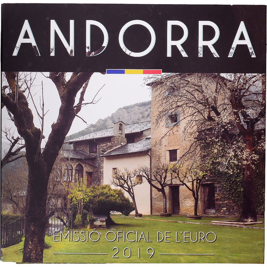 Andorra, Coffret 1c. à 2€, série FDC, 2019, MDP, MS(65-70)