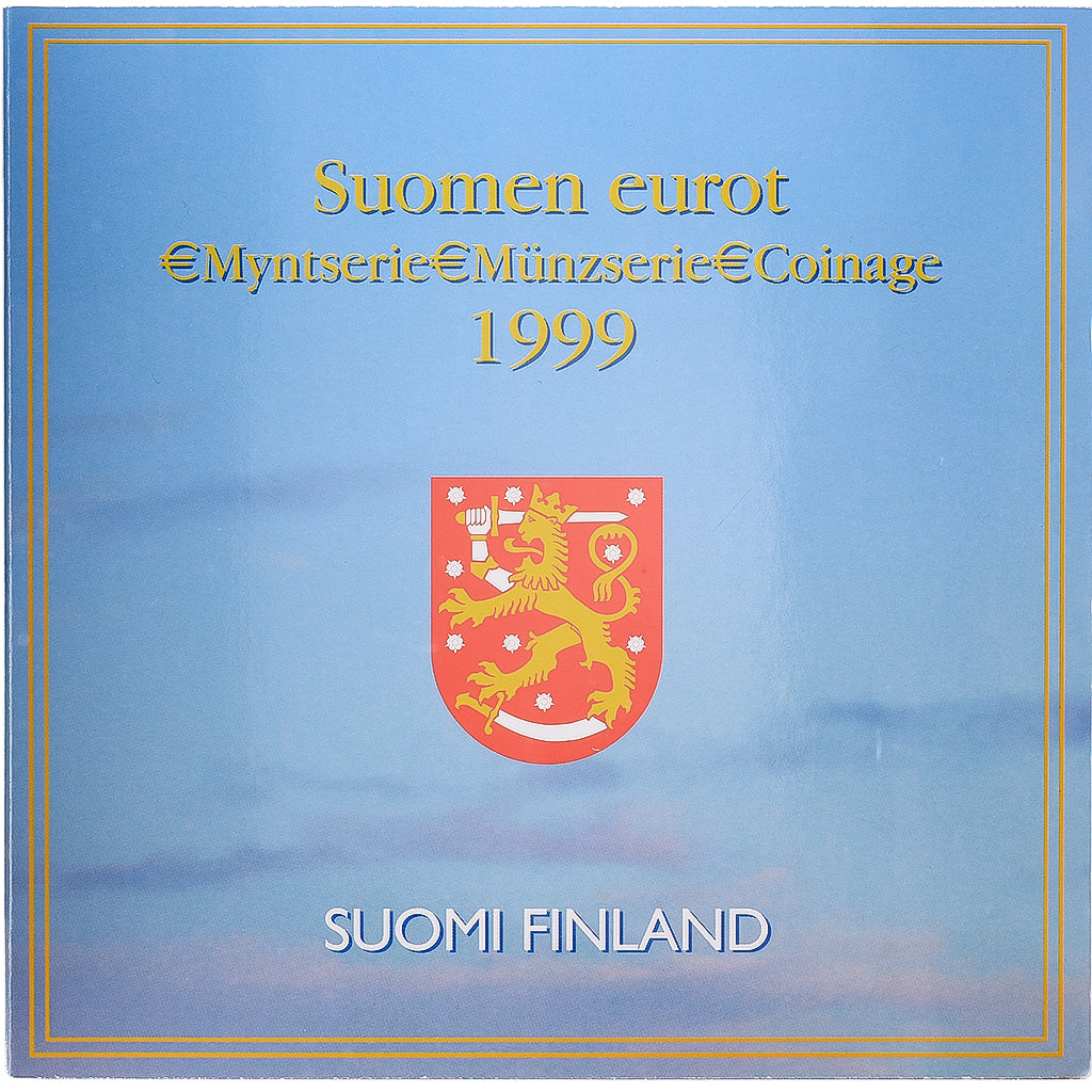 Finland, Coffret 1c. à 2€, série FDC, 1999, Vantaa, MS(65-70)