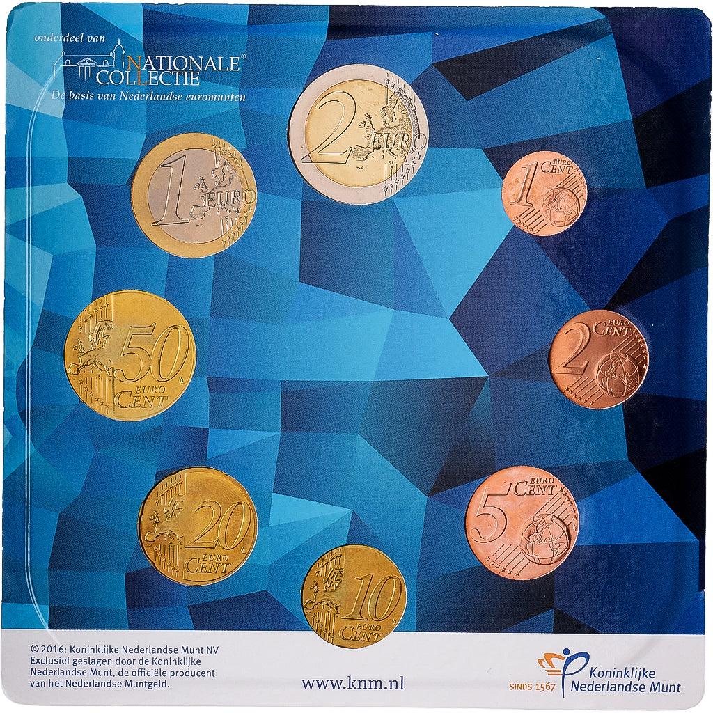 Netherlands, Set 1 ct. - 2 Euro, série FDC, 2016, Utrecht, MS(65-70)