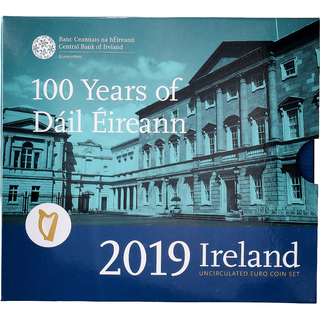 Ireland, Set 1 ct. - 2 Euro + 2€, Centenary of the 1st. Meeting of Dail
