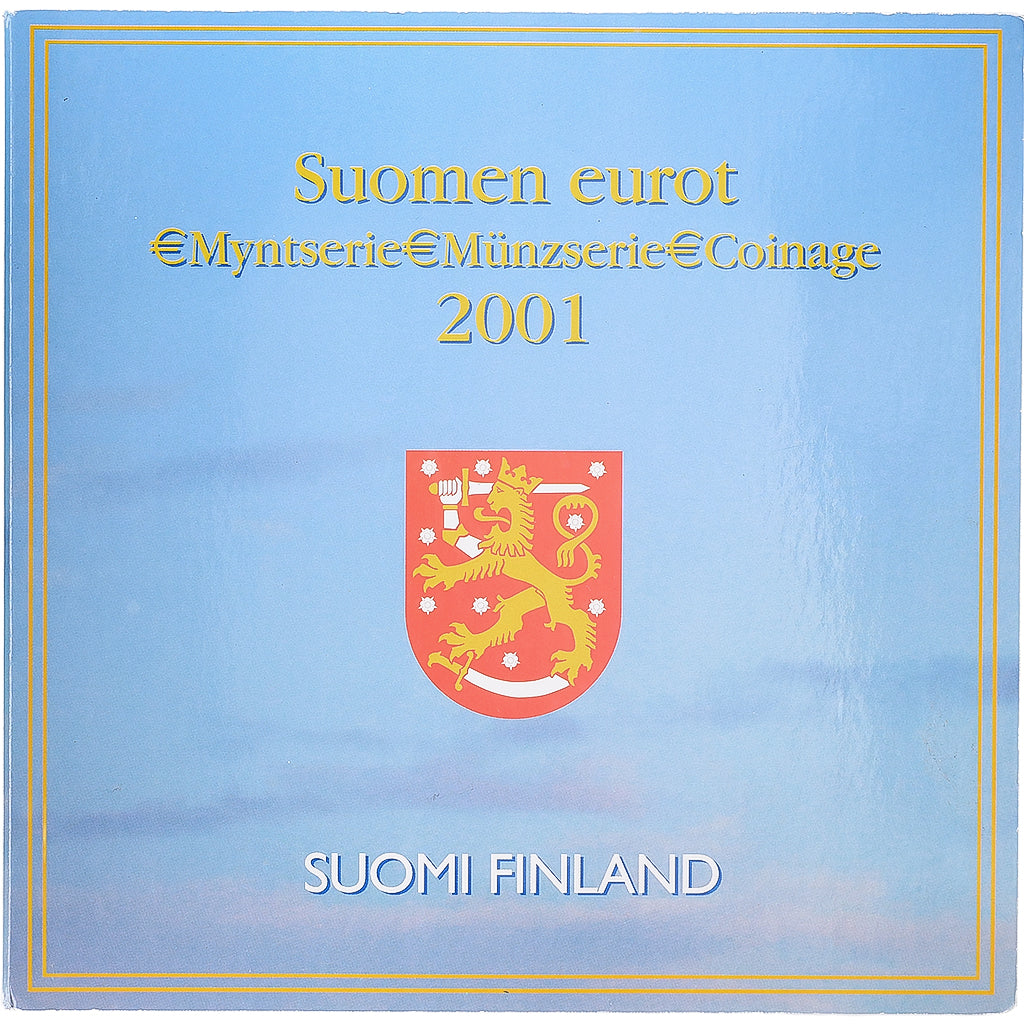 Finnland, Coffret 1c. à 2€, série FDC, 2001, Vantaa, STGL