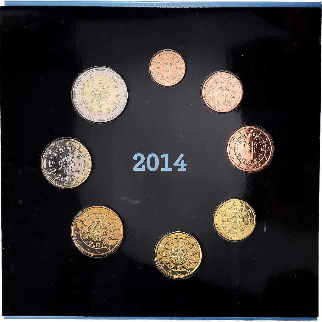 Portugal, Set 1 ct. - 2 Euro, Série BU, 2014, Lisbon, MS(65-70)