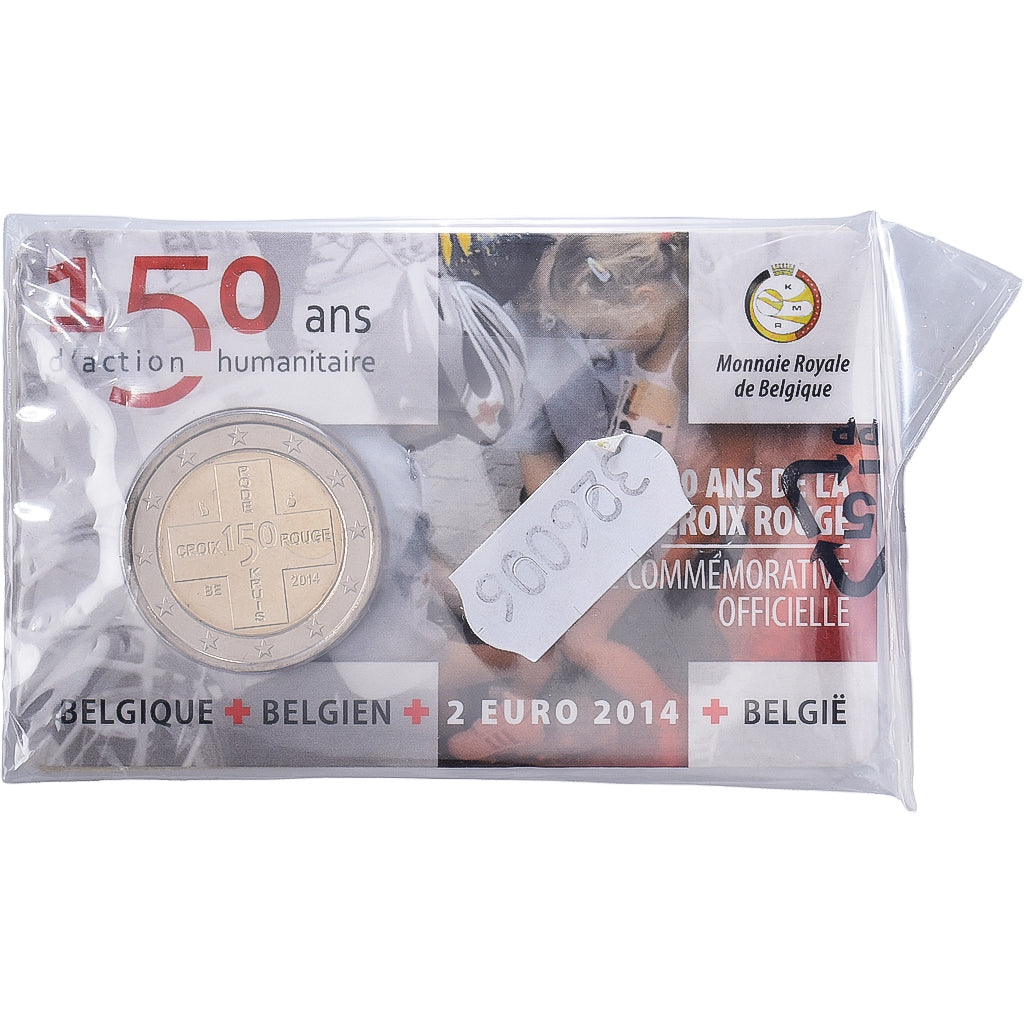 Belgio, 2 Euro, 150 ans de la Croix Rouge, BU, 2014, Monnaie royale de Belgique