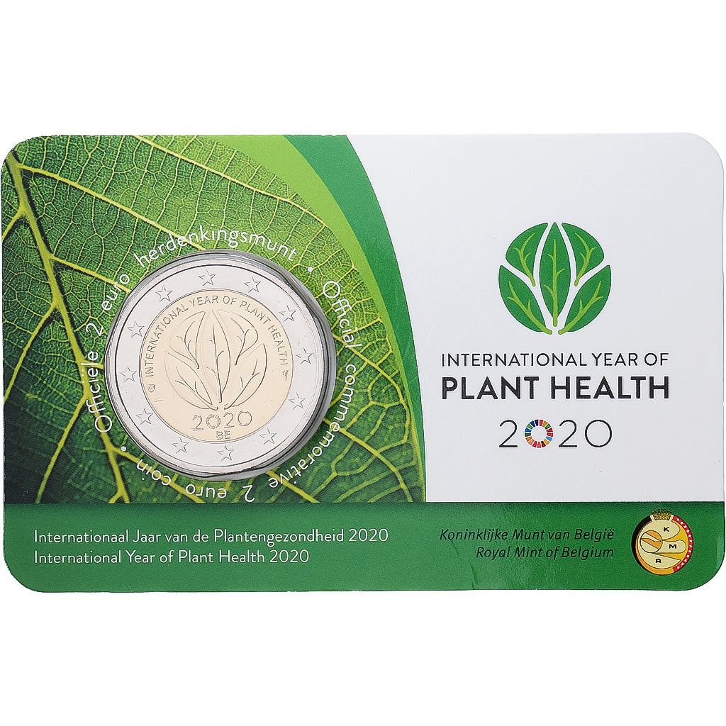 Belgien, 2 Euro, International Year of Plant Health, BU, 2020, Monnaie Royale