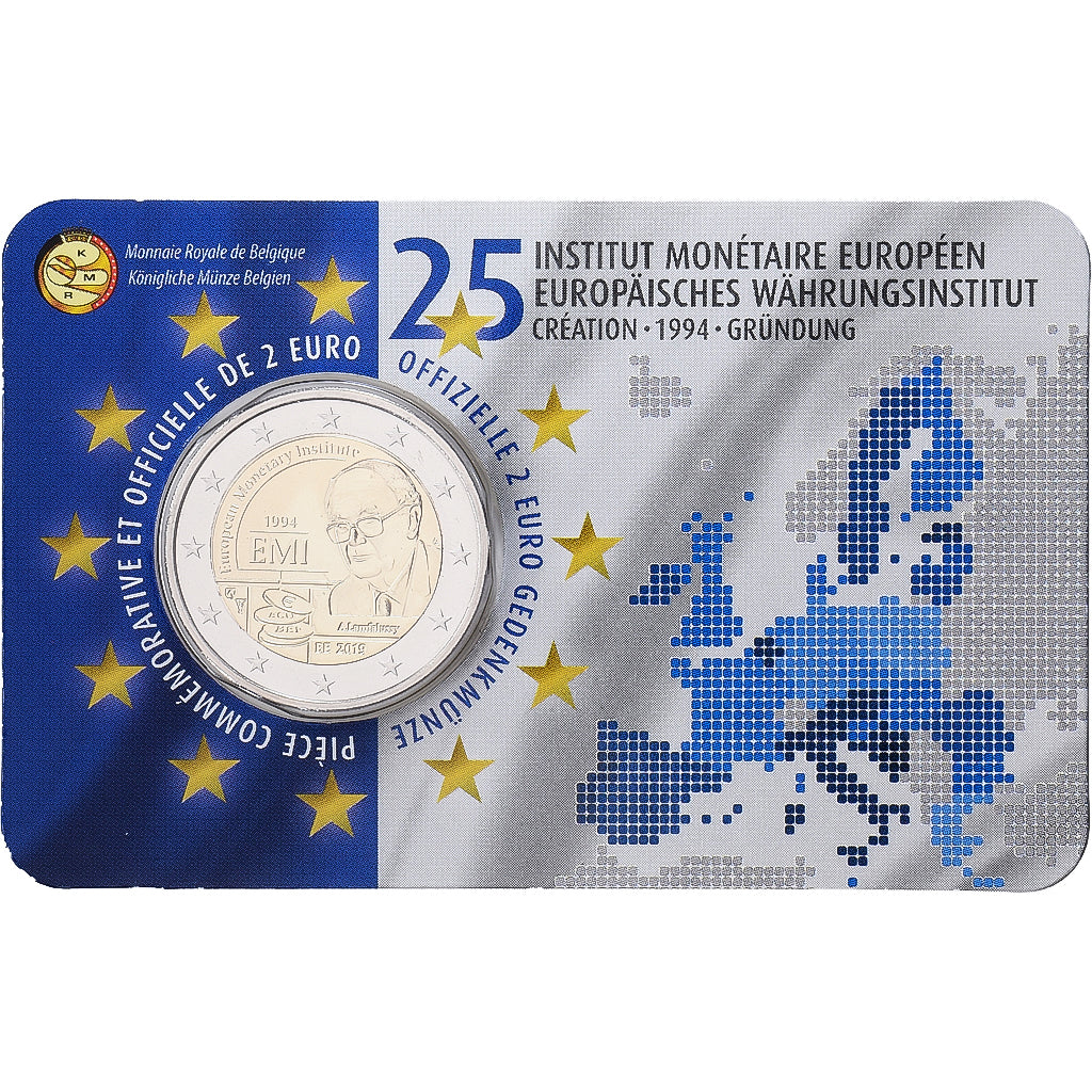 Belgique, 2 Euro, European Monetary Institute (EMI), BU, 2019, Monnaie Royale