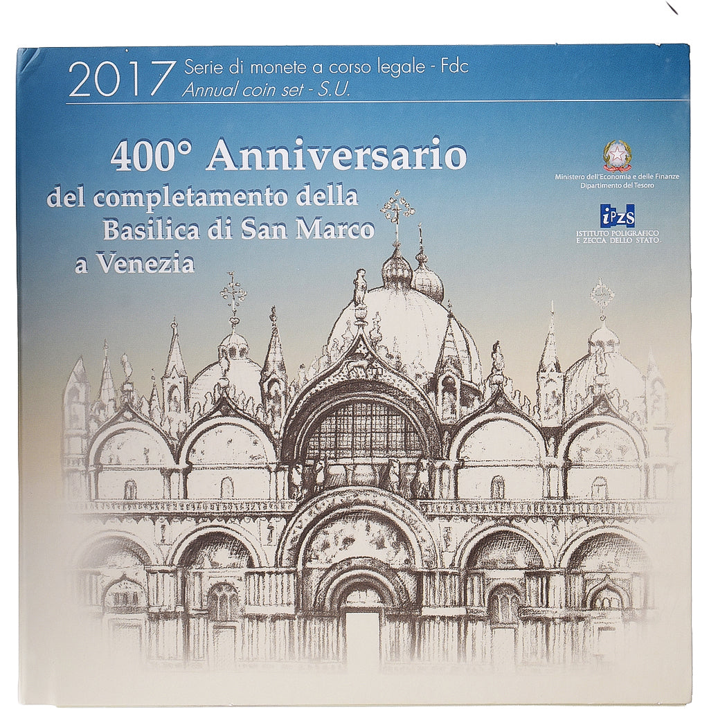 Italien, Set 1 ct. - 2 Euro + 2€, San Marco, série FDC, 2017, Rome, STGL