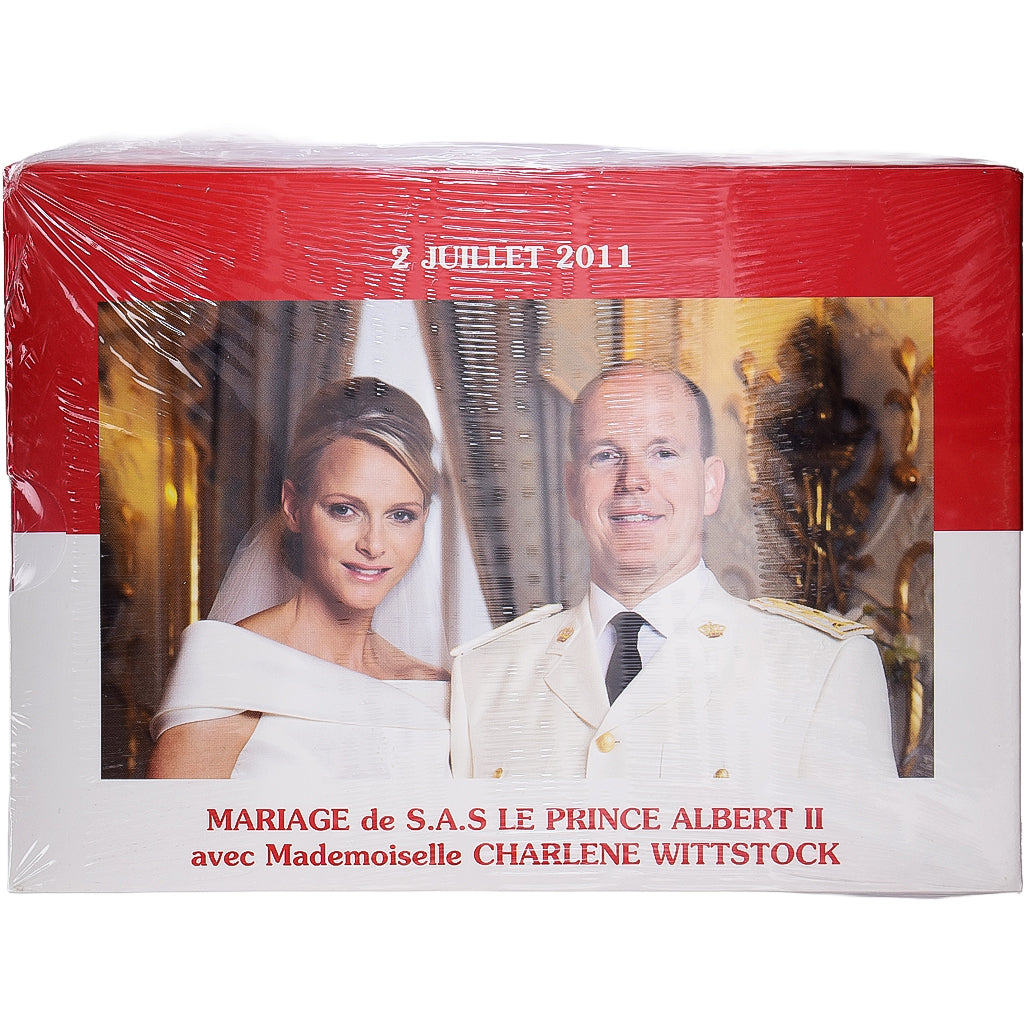 Monaco, Set 1 ct. - 2 Euro, Série BU, 2011, MDP, MS(65-70)