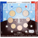 Frankrijk, Set 1 ct. - 2 Euro, Série BU, 2008, MDP, n.v.t., FDC