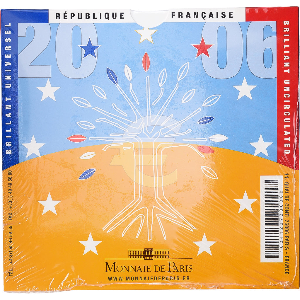 Frankrijk, Set 1 ct. - 2 Euro, Série BU, 2006, MDP, n.v.t., FDC