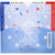 Frankrijk, Set 1 ct. - 2 Euro, Série BU, 2005, MDP, n.v.t., FDC
