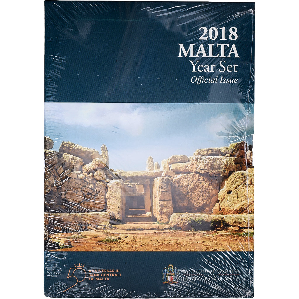 Malta, Set 1 ct. - 2 Euro + 2€, Série BU, 2018, MDP, n.v.t., FDC