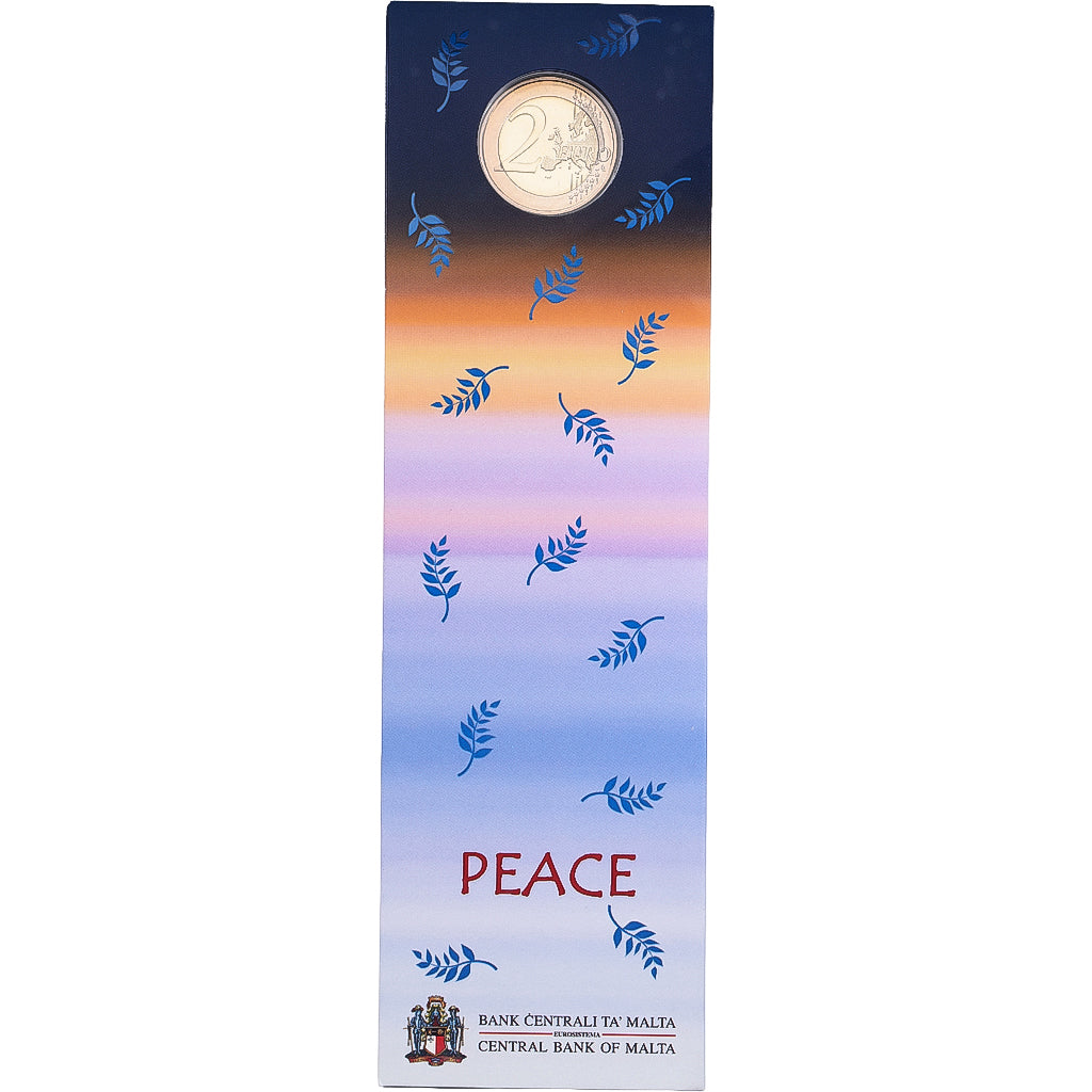 Malta, 2 Euro, From Children in Solidarity - Peace, BU, 2017, MDP, n.v.t., FDC