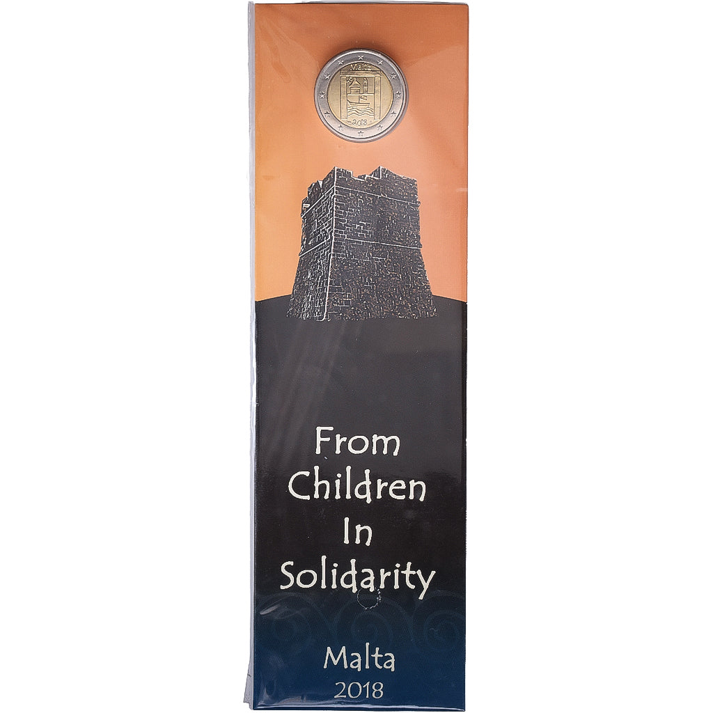 Malta, 2 Euro, From Children in Solidarity - Cultural Heritage, BU, 2018, MDP