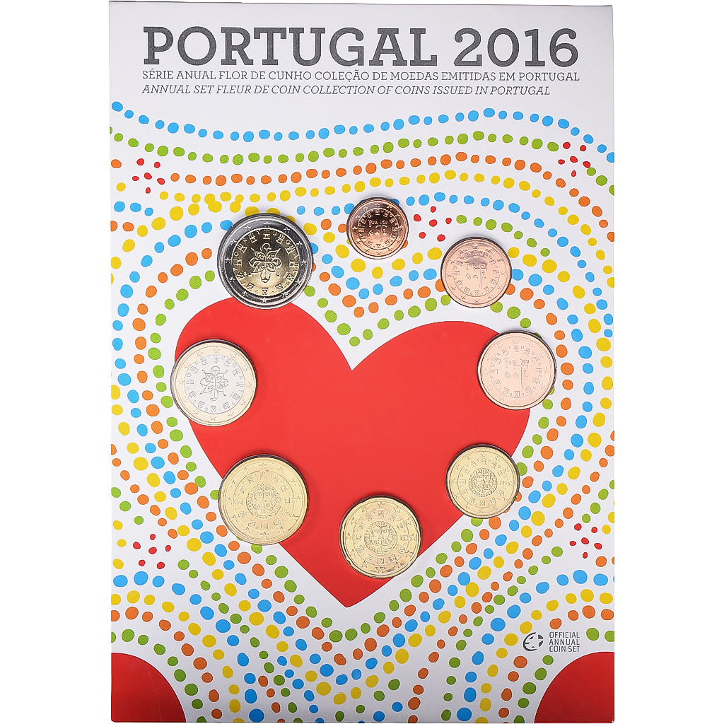 Portugal, Set 1 ct. - 2 Euro, série FDC, 2016, Lisbon, STGL