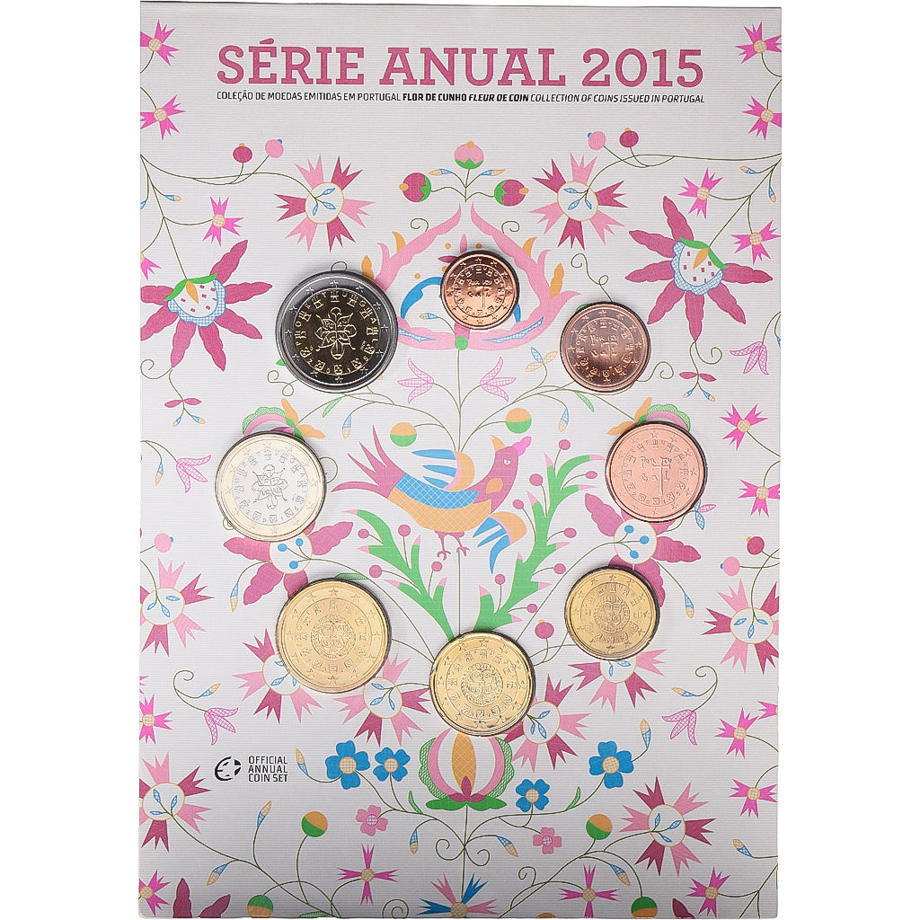 Portogallo, Set 1 ct. - 2 Euro, série FDC, 2015, Lisbon, N.C., FDC