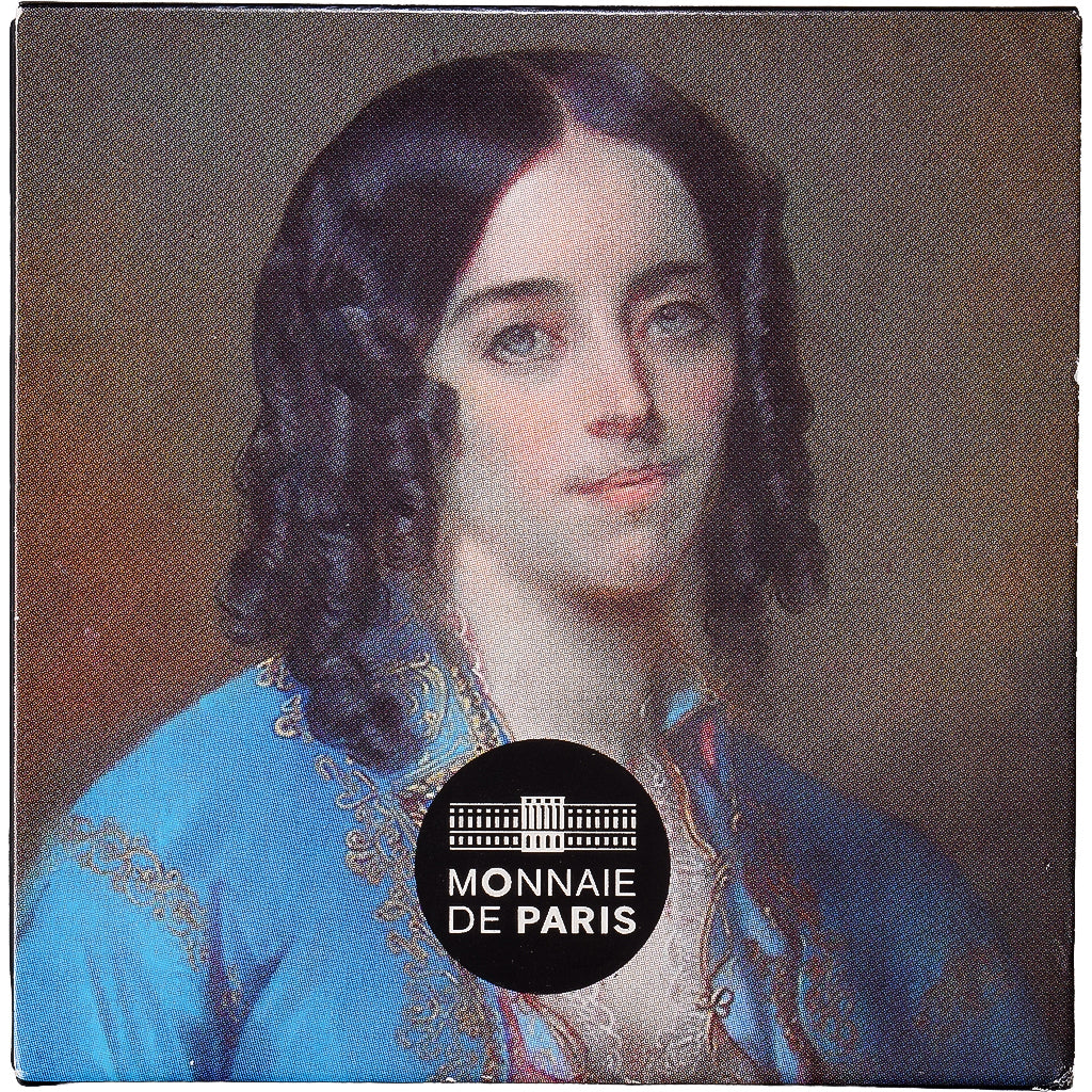Francja, 10 Euro, George Sand, Proof, 2018, MDP, Srebro, MS(65-70)