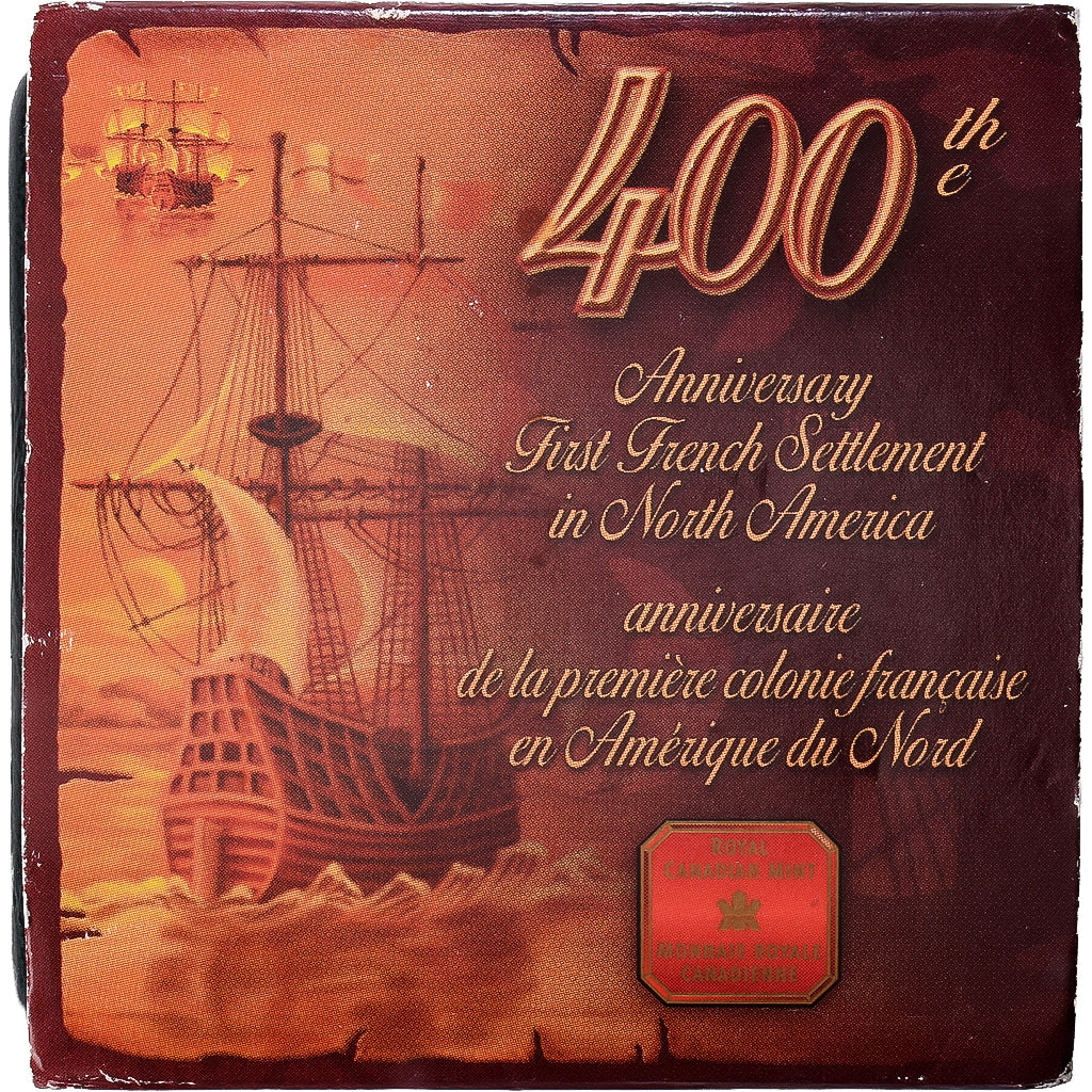 Canadá, 1 Dollar, First French Settlement in North America, 2004, Royal