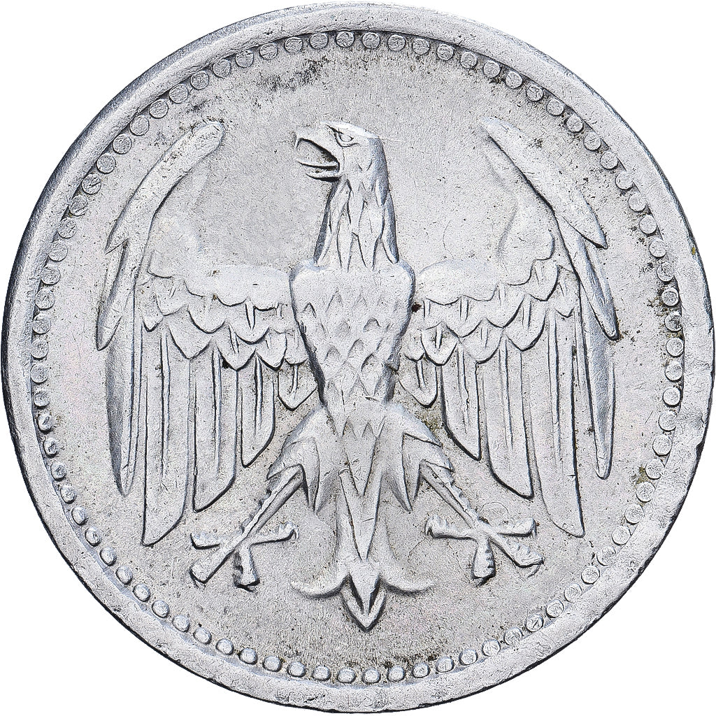 Alemania, 3 Mark, 1924, Berlin, Plata, MBC, KM:43