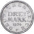 Duitsland, 3 Mark, 1924, Stuttgart, Zilver, ZF, KM:43