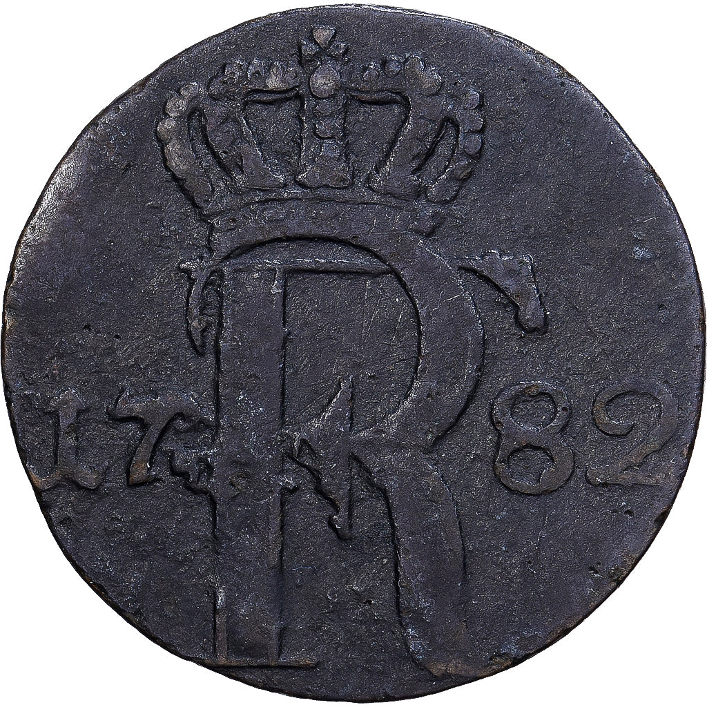 Kingdom of Prussia, Friedrich II, 1/24 Thaler, 1782, Berlin, Vellón, BC+