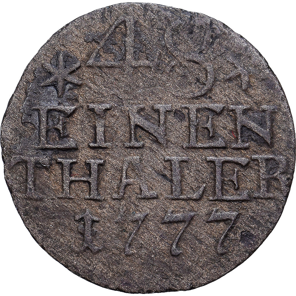 Kingdom of Prussia, Friedrich II, 1/48 Thaler, 1777, Berlin, Billon, FR, KM:327