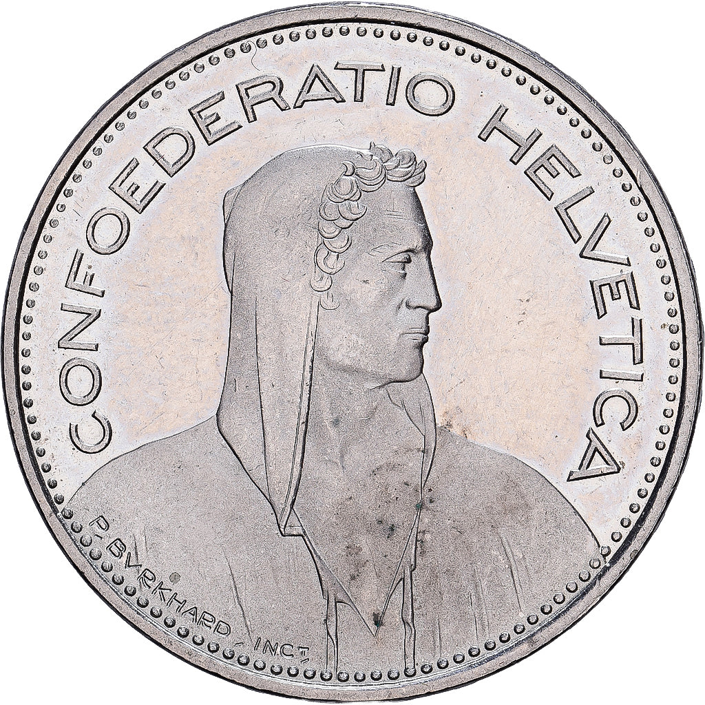 Svizzera, 5 Francs, 1983, Bern, Rame-nichel, SPL