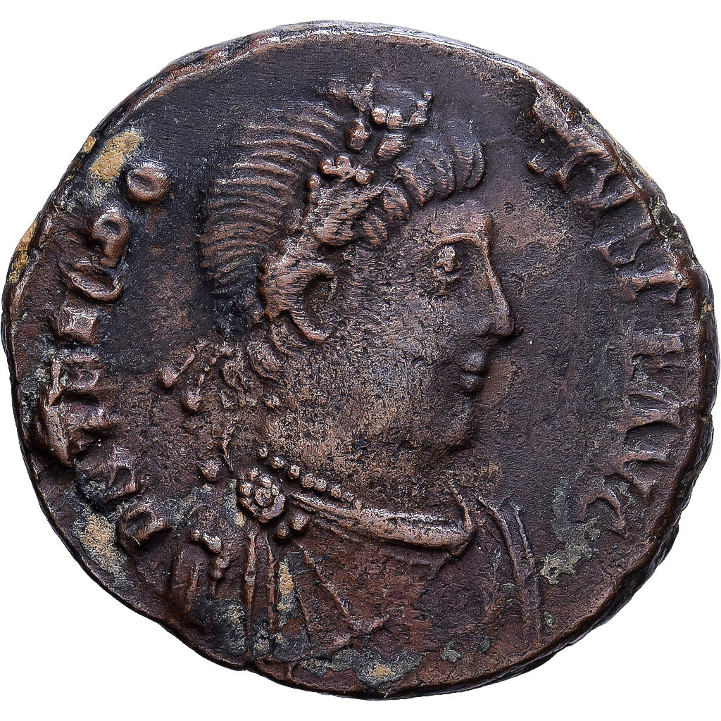 Roman Empire, Theodosius I, Fraction Æ, 378-383, Antioch, Bronze, RIC:47c