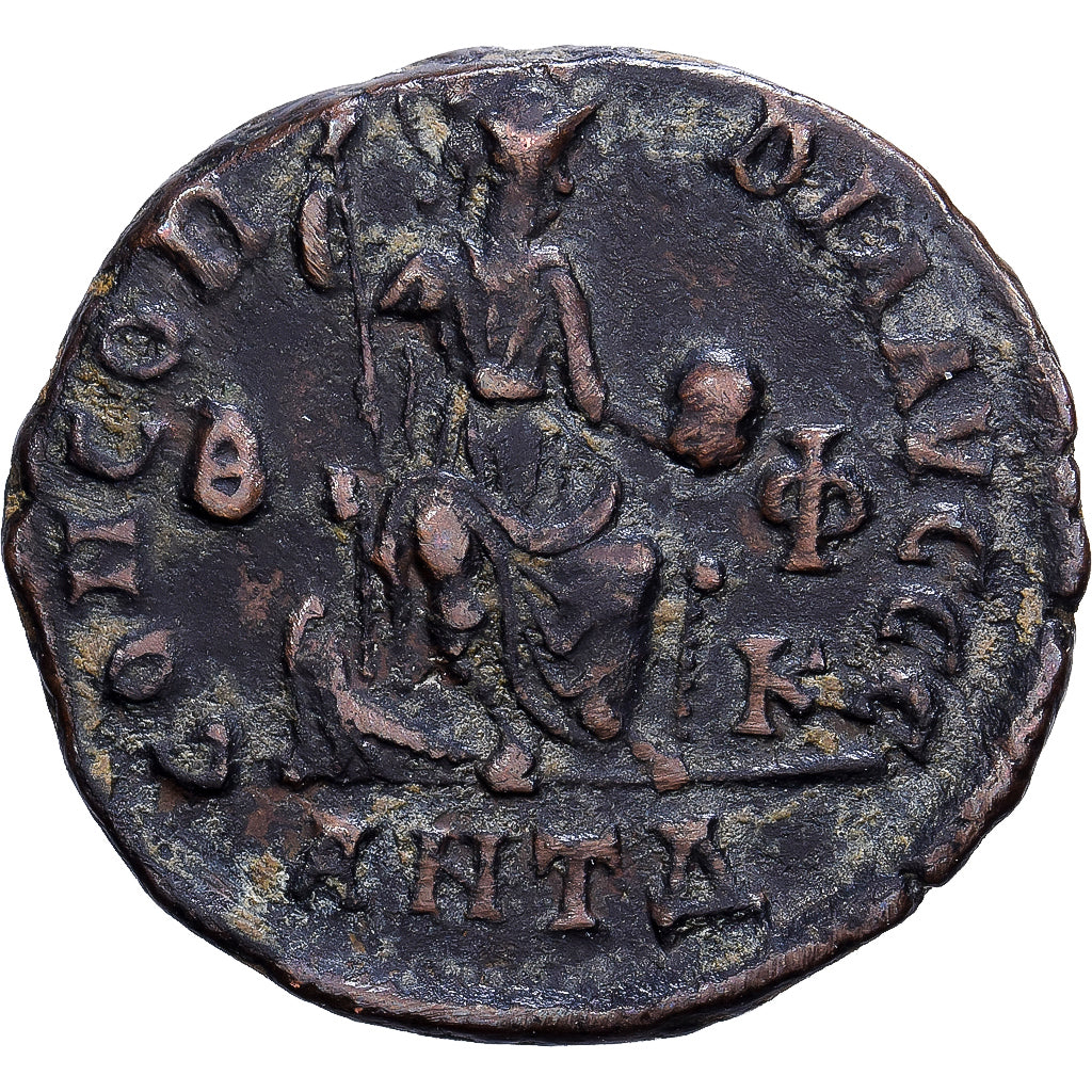 Roman Empire, Theodosius I, Fraction Æ, 378-383, Antioch, Bronze, RIC:47c