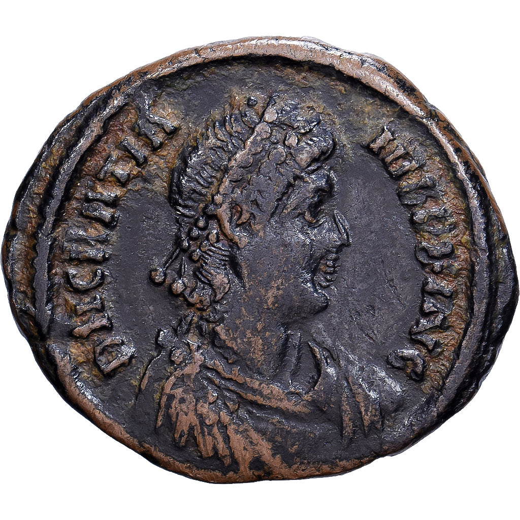 Roman Empire, Gratian, Ae, 378-383, Antioch, Brązowy, VF(30-35), RIC:45a