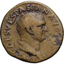 Roman Empire, Vespasian, Dupondius, 71, Rome, Bronze, F(12-15), RIC:277