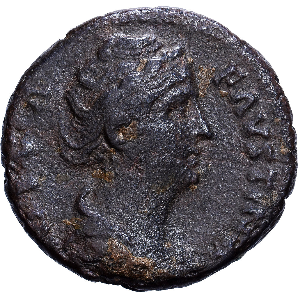 Roman Empire, Faustina I, As, 141, Rome, Bronzo, MB+, RIC:1161