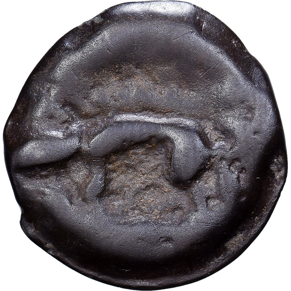 Gaule Belgique, Leuques, Ae, 100-50 BC, Potin, B+