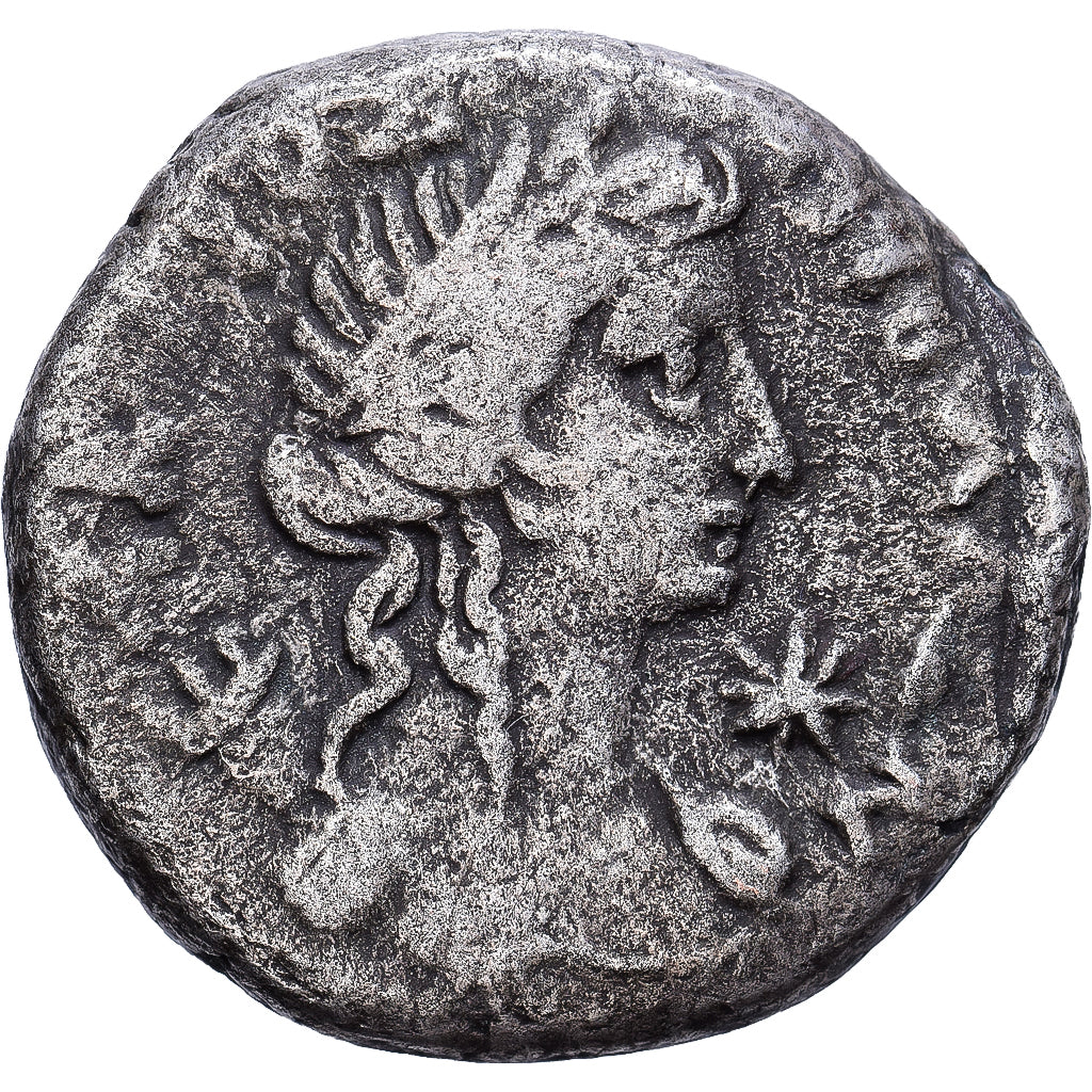 Egypt, Nero, Tetradrachm, 67-68, Alexandria, Silver, EF(40-45), RPC:I-5317