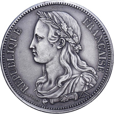 Francia, Module 5 francs, 1848, MDP, ESSAI, Silver Plated Bronze, EBC