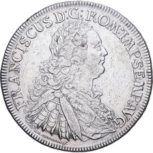 Landy niemieckie, Franz I, 1 Thaler, 1754, Ratisbonne, Srebro, EF(40-45), KM:380