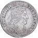France, 1/10 Écu aux 3 couronnes, 1710, Paris, Silver, AU(55-58), Gadoury:125