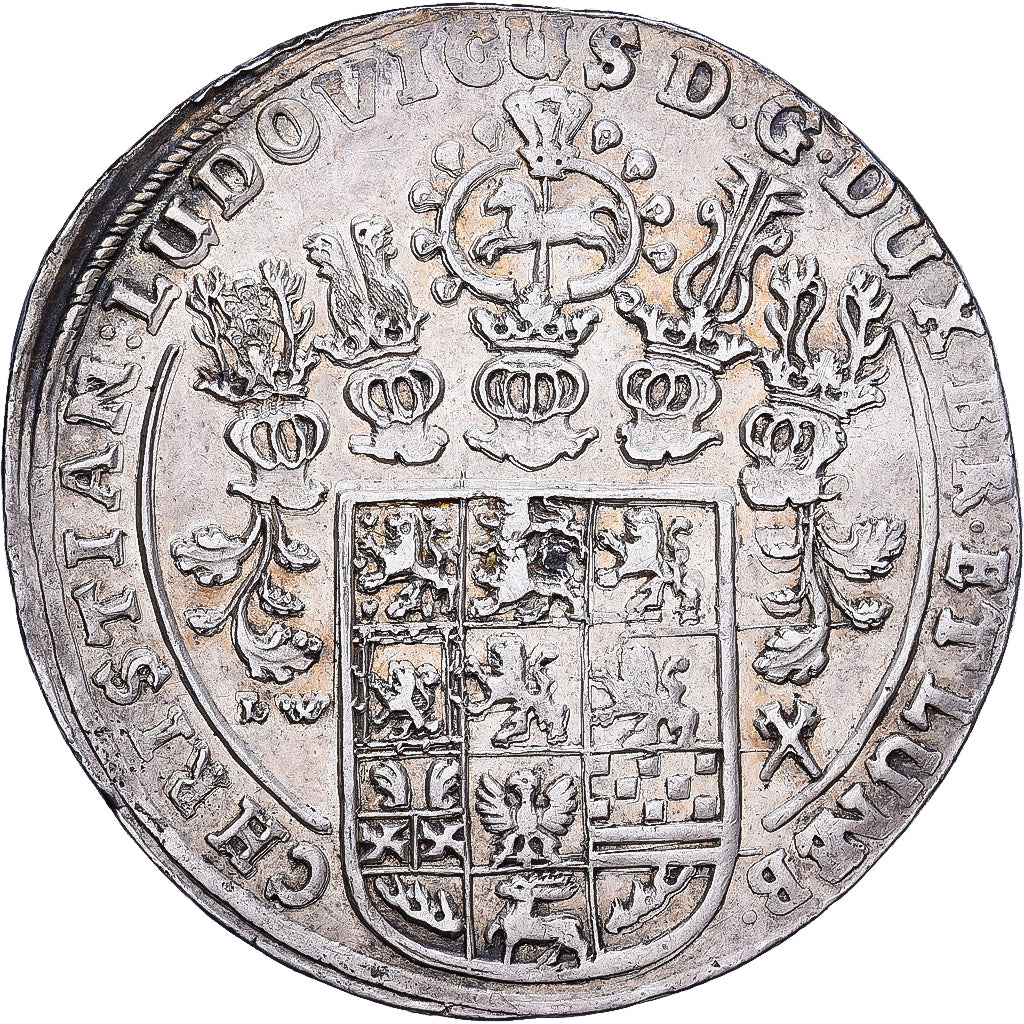 Duchy of Brunswick-Lüneburg, Christian Ludwig I, 1 Thaler, 1659, Clausthal