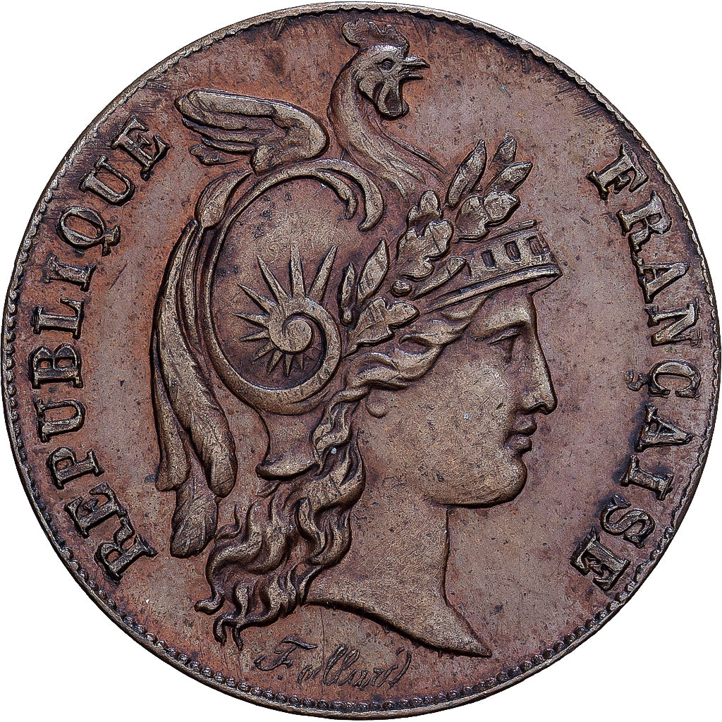 Frankreich, 20 Francs, 1848, Piéfort, Kupfer, VZ, Gadoury:1036