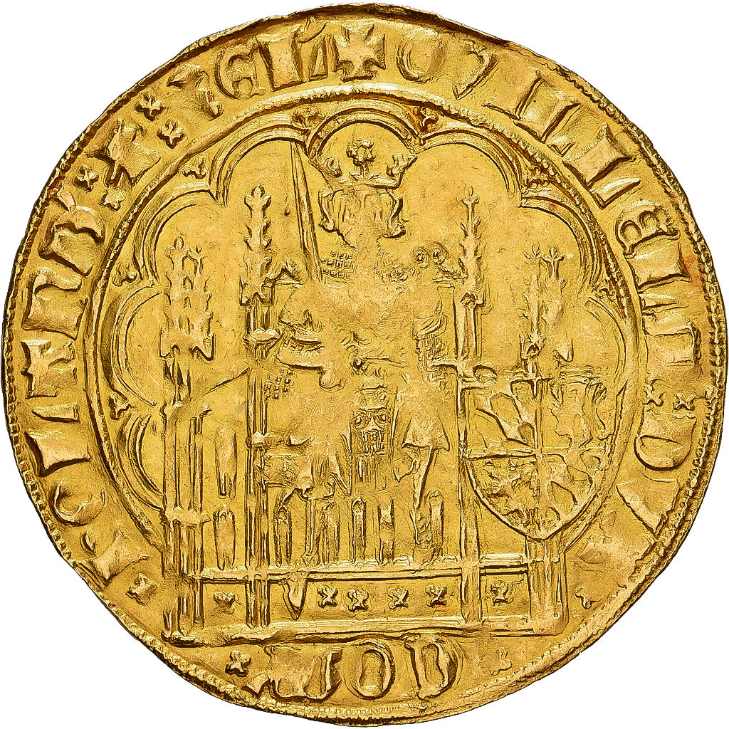 County of Holland, Guillaume VI de Bavière, Ecu d'or, 1404-1417, Złoto